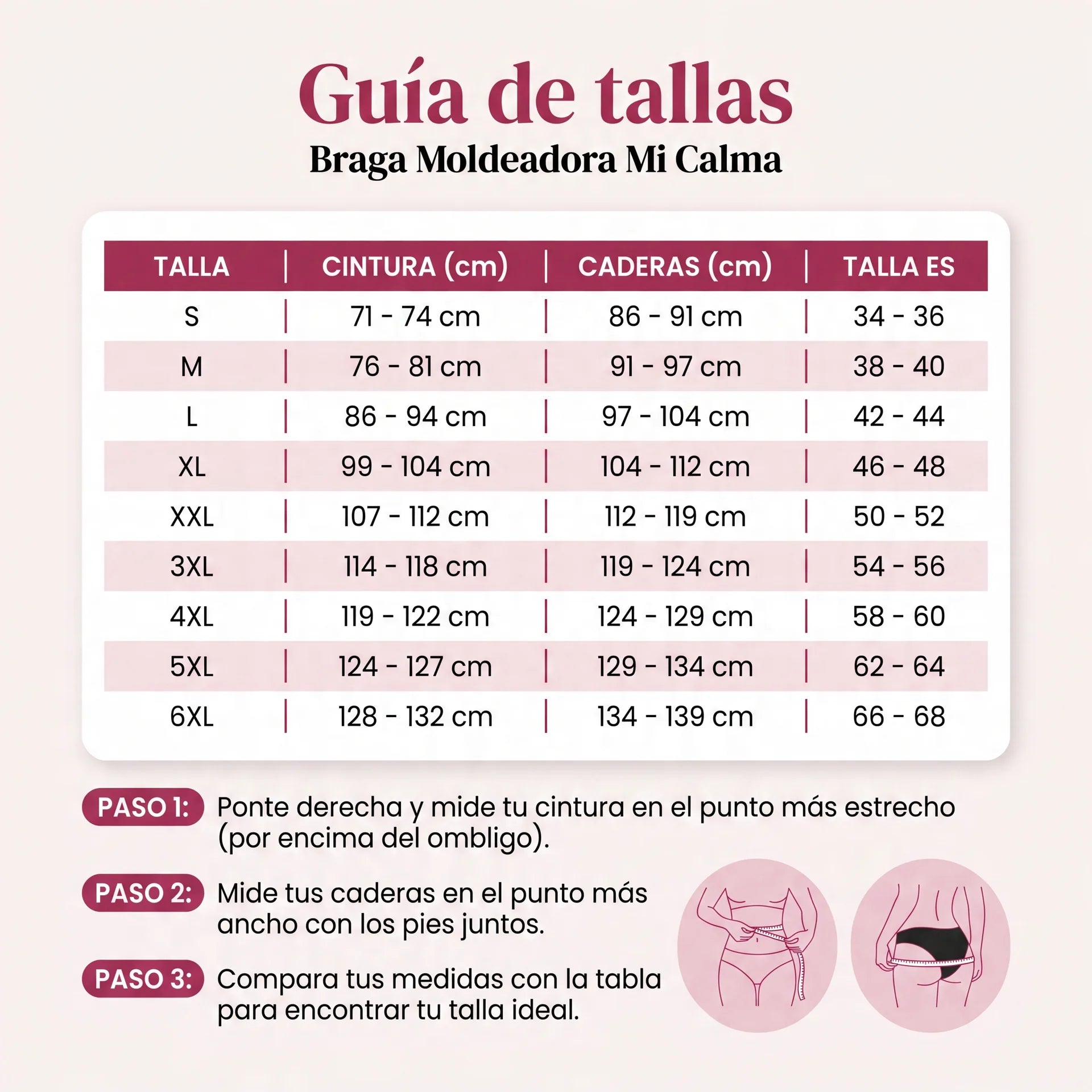Braga Moldeadora de Talle Alto