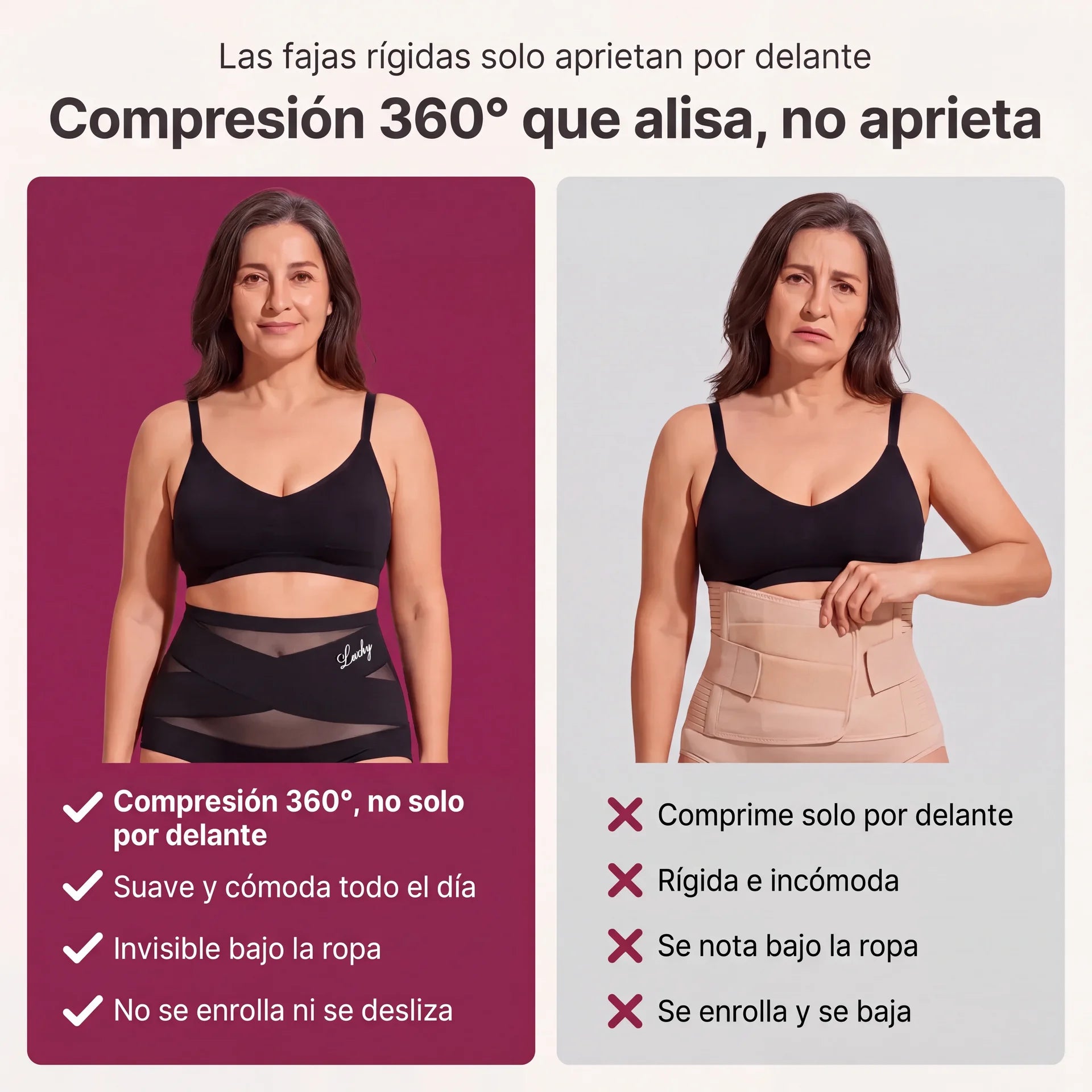 Faja Moldeadora de Cintura Alta · Especial Menopausia
