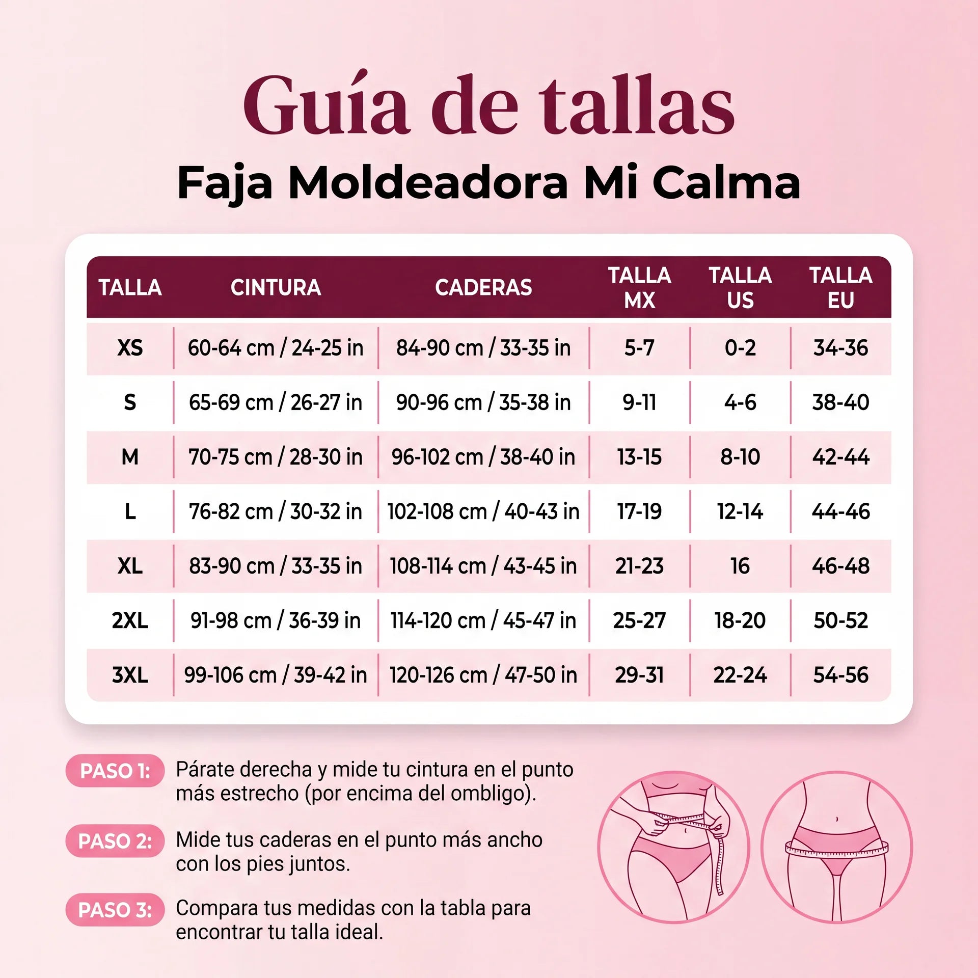 Faja Moldeadora de Cintura Alta · Especial Menopausia
