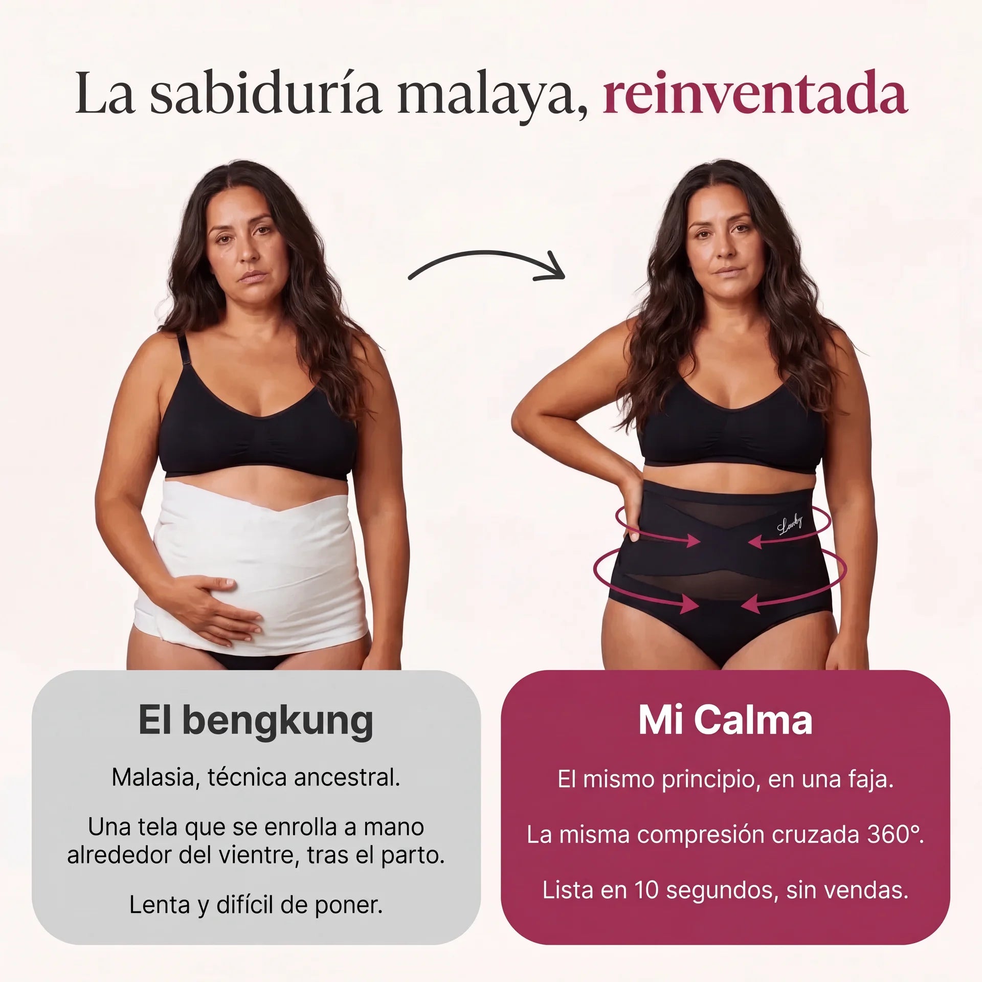 Faja Moldeadora de Cintura Alta · Especial Posparto